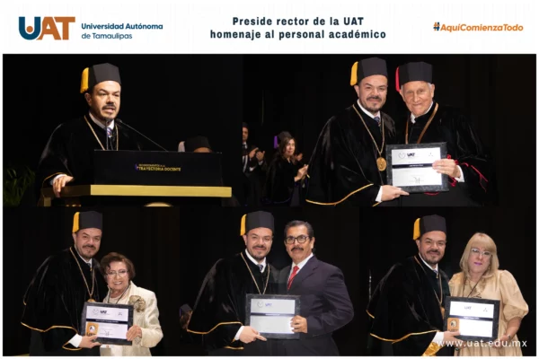 Presidió el rector festejos en honor al personal académico de la UAT