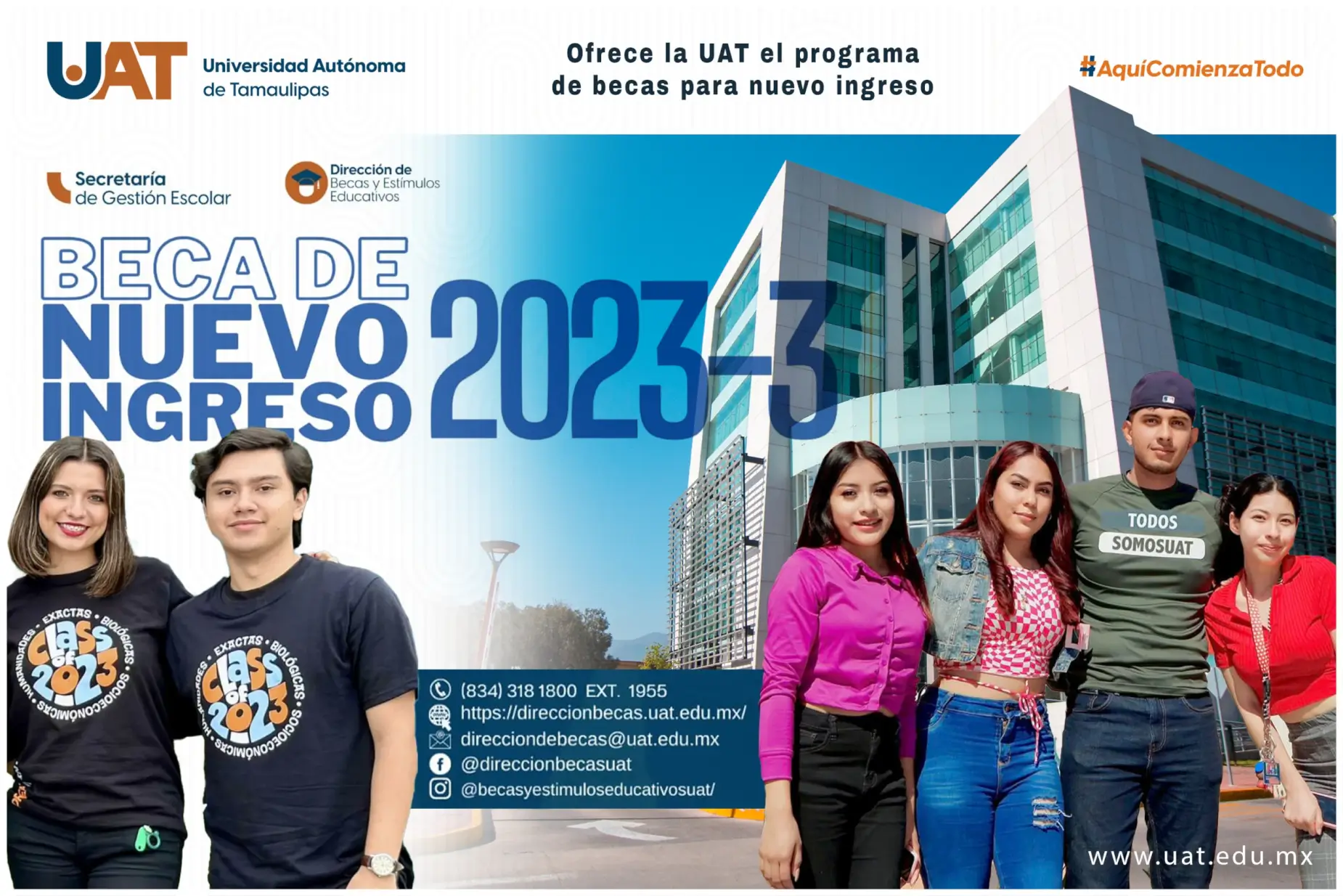 UAT alista becas para estudiantes de nuevo ingreso 2023