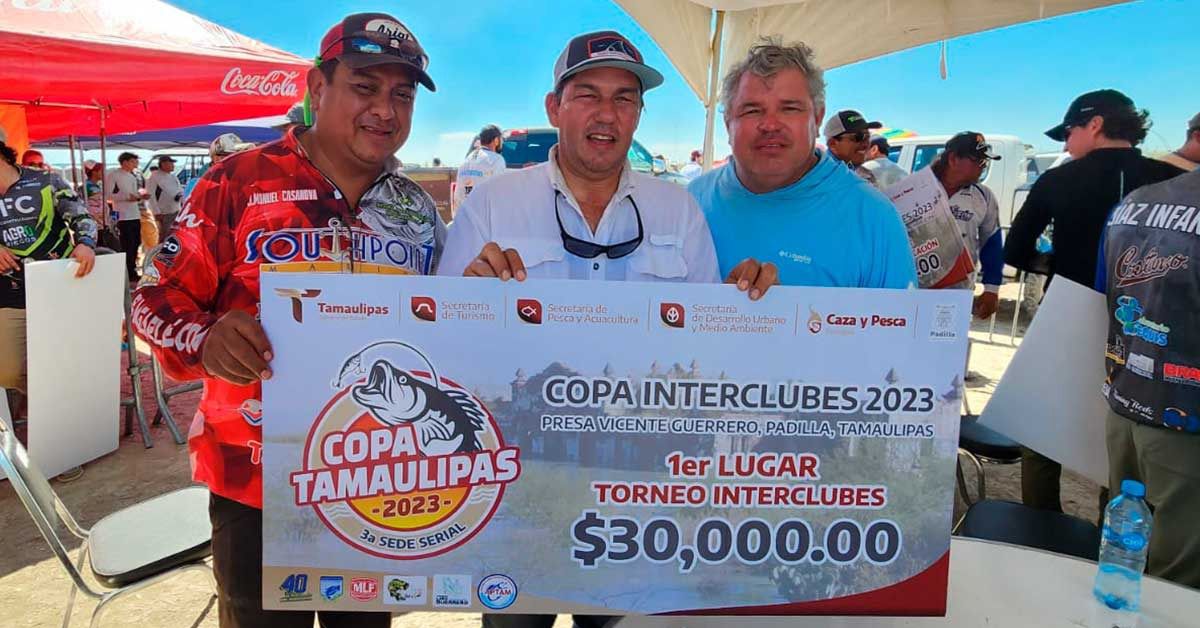 GANA CLUB LOBINA MASTER DE VICTORIA PRIMER LUGAR DEL TORNEO DE PESCA “COPA TAMAULIPAS 2023”