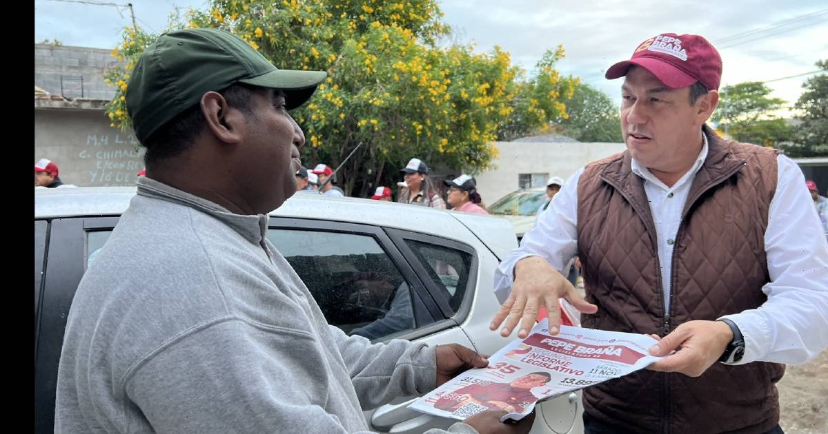 ENTREGA DIPUTADO PEPE BRAÑA, SU INFORME EN COLONIAS DE VICTORIA