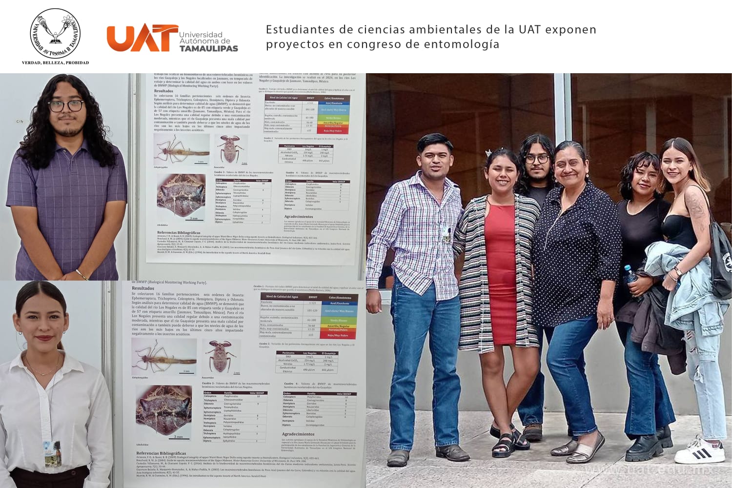 Estudiantes de ciencias ambientales de la UAT exponen proyectos de entomología