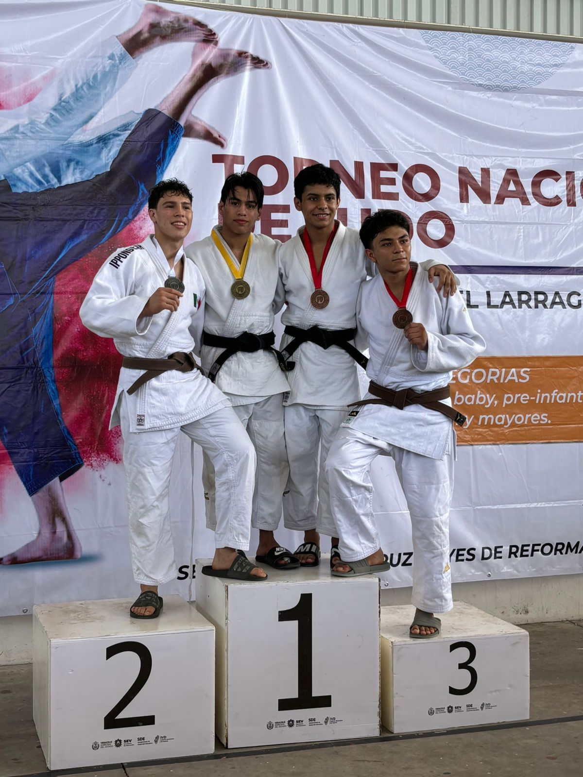 Gana estudiante de la UAT medalla de oro en el Campeonato Nacional de Judo