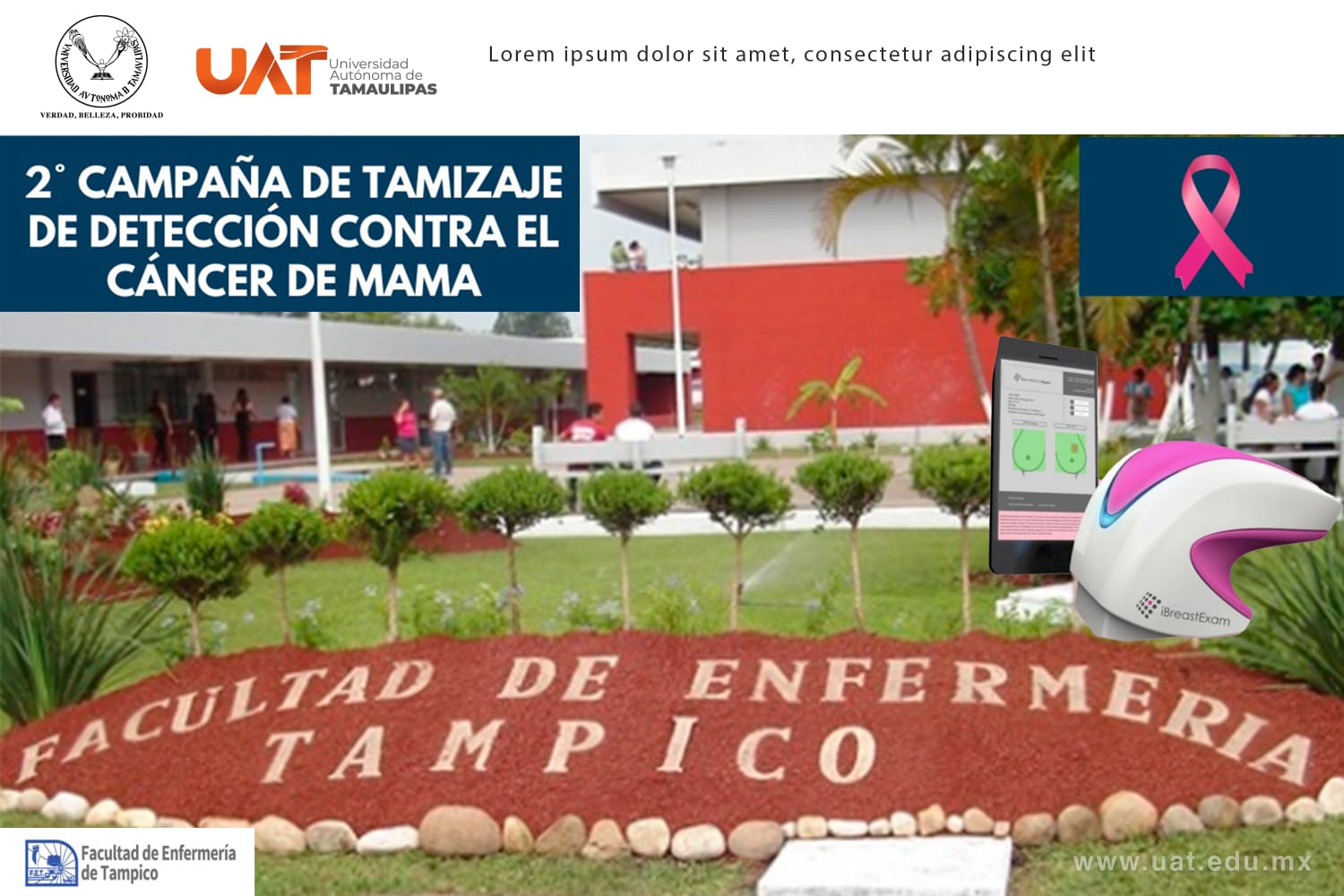 Pondrá en marcha la UAT en Tampico la campaña de detección del cáncer de mama